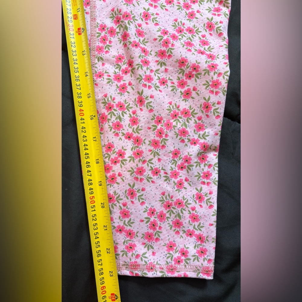 Lot of 2 Woman Sz XL 1XL Adidas Evolution and Creation  Pink Floral Leggings - Picture 5 of 9